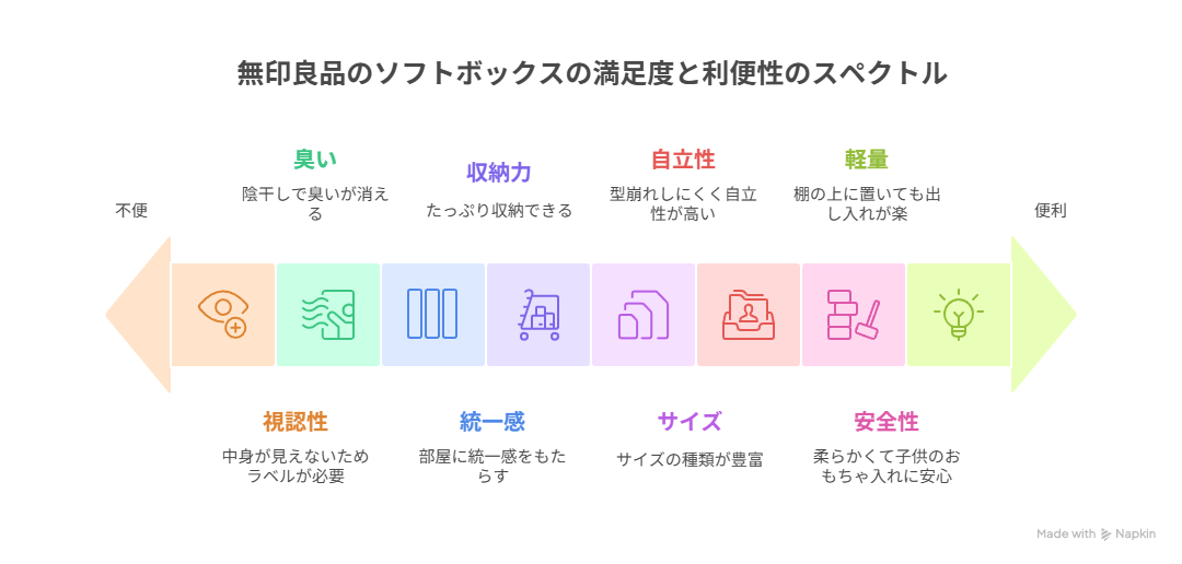 【無印良品】布製衣装ケース・ソフトボックスの口コミから見る満足度と利便性