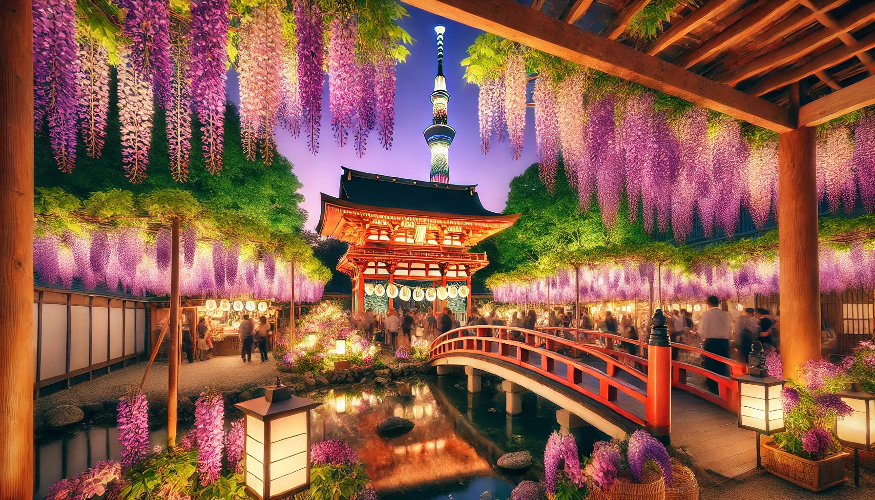 【2025年】開花速報第２弾とおすすめ参拝順路！亀戸天神藤まつり