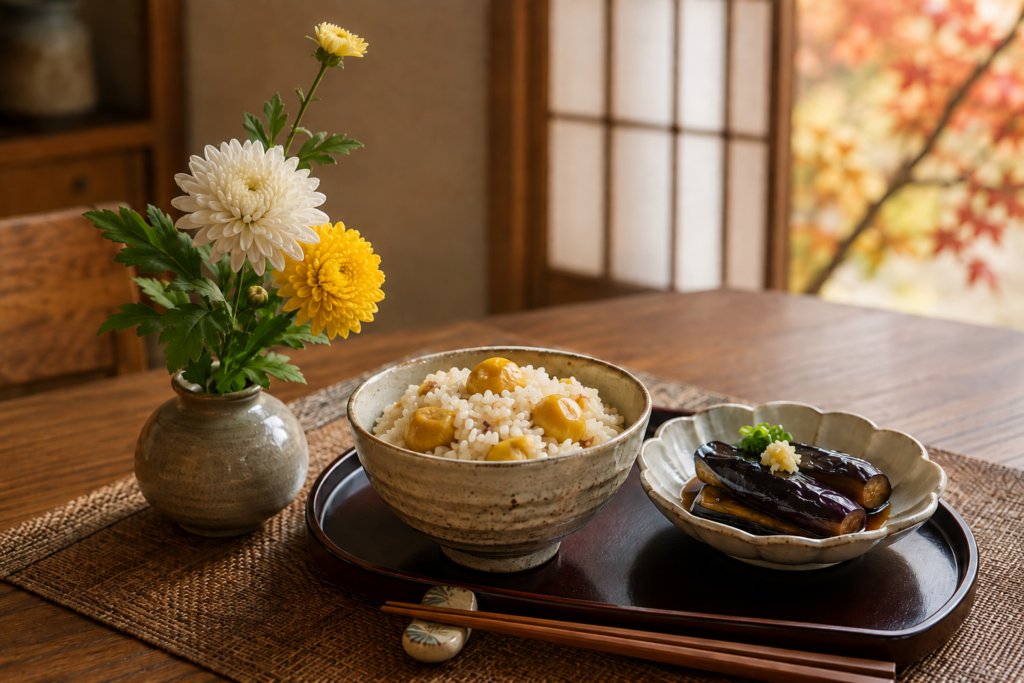 重陽を今の暮らしの取り入れよう!秋色を眺める和の食卓